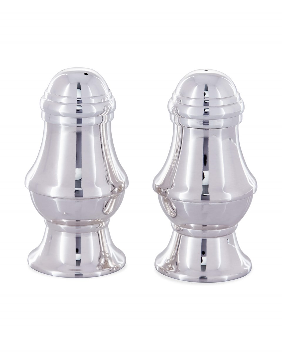 Abbey salt- och pepparkar classic silver 9 cm, silver från Newport