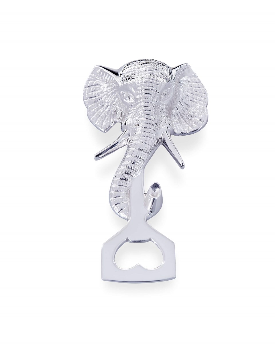 Abbey flasköppnare elefant silver 14 cm, silver från Newport