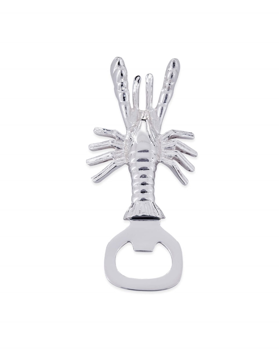Abbey flasköppnare kräfta silver 13x4 cm, silver från Newport