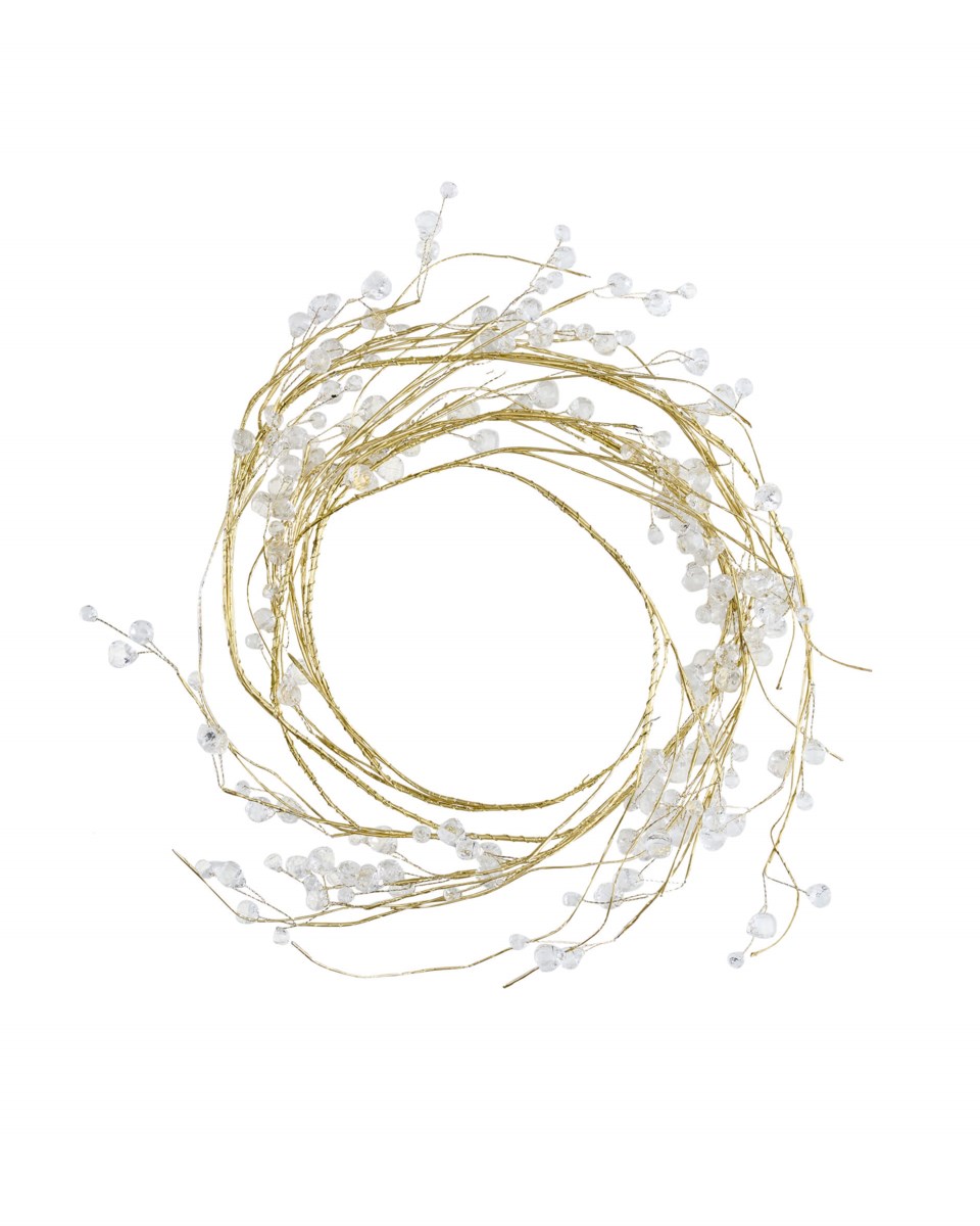 Kayden girlang guld/transparent 200 cm, guld/transparent från Newport Christmas