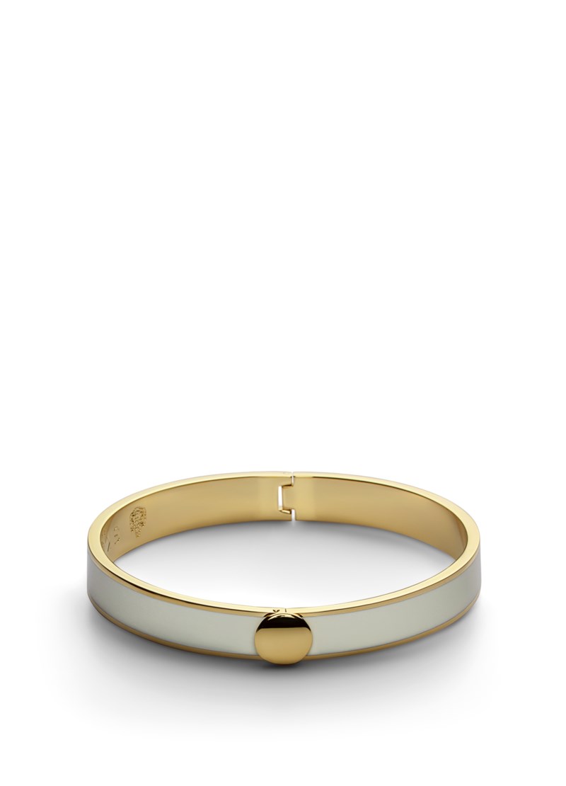 Plain bangle small guld/svart 1