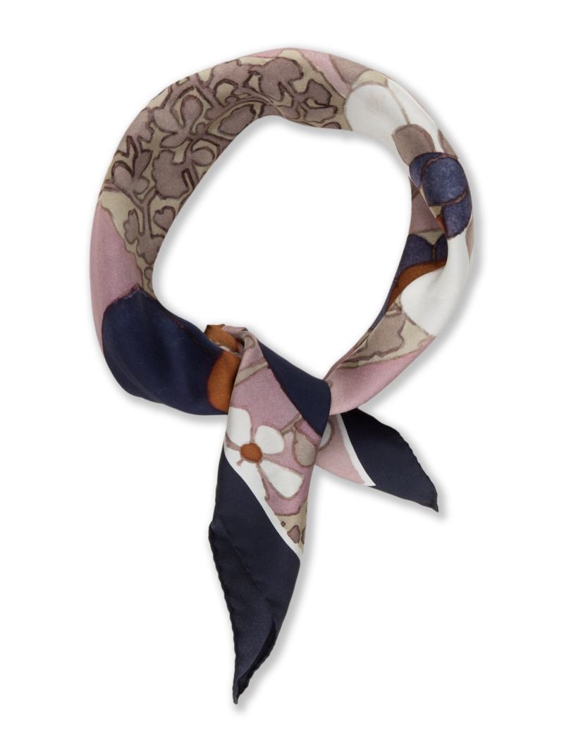 Sidenscarf mönstrad