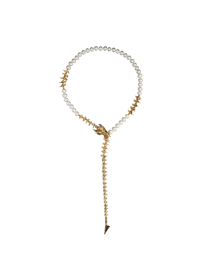 Dragon pearl necklace