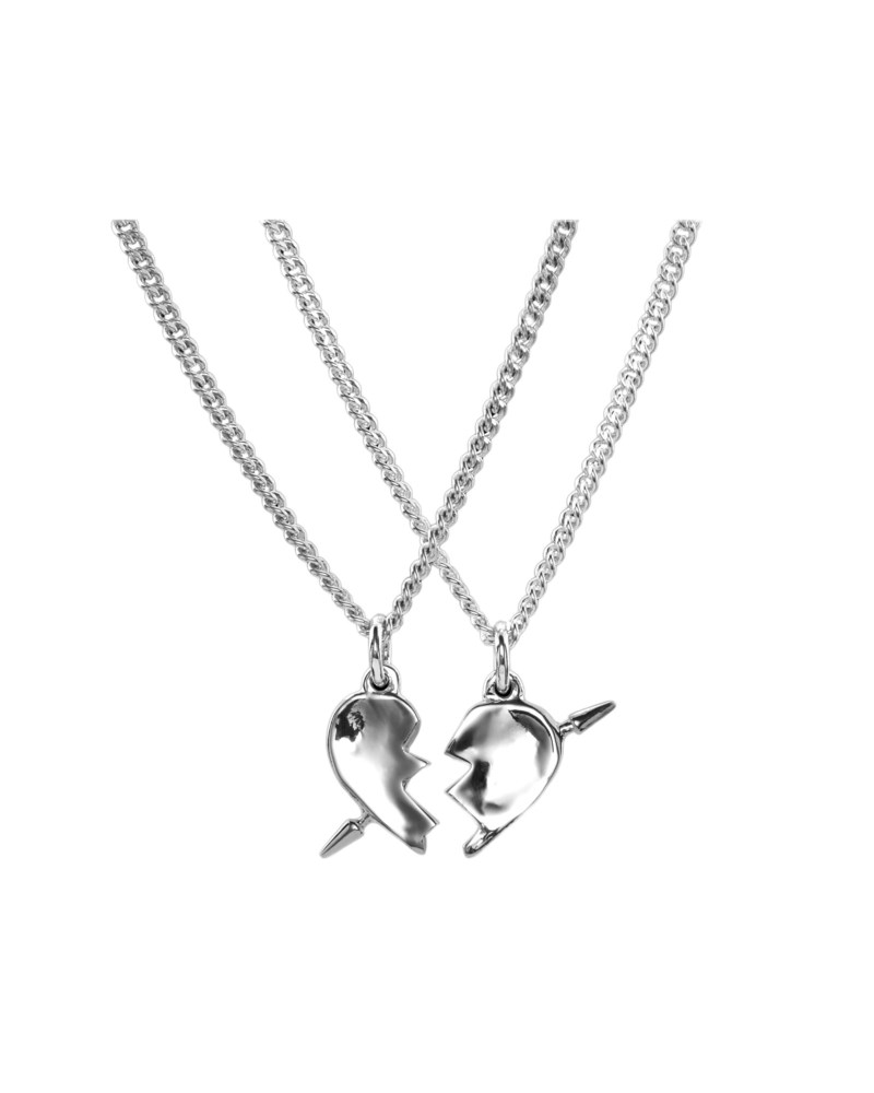 You & me necklace guldpläterat silver 1