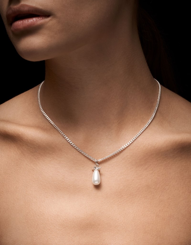 Maria Nilsdotter Pearl tear necklace halsband dam – bild 2