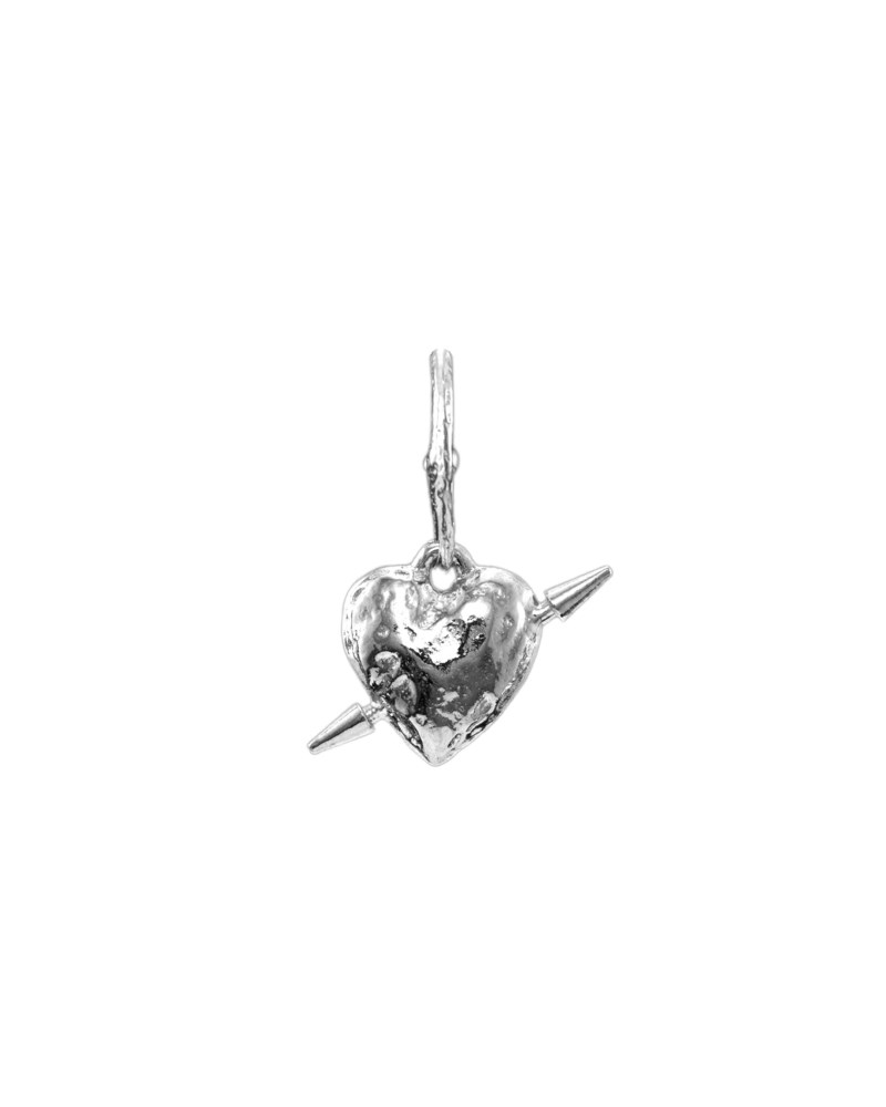 Tuvstarr's heart earring guldpläterat silver 1