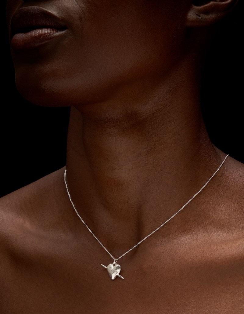 Maria Nilsdotter Tuvstarr's heart necklace halsband dam – bild 2