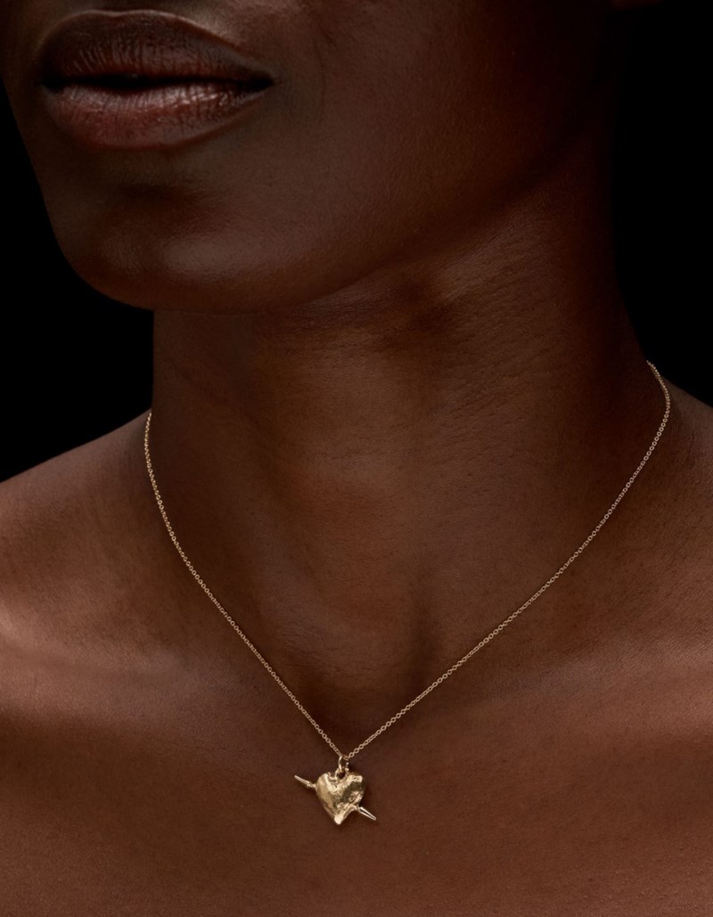 Maria Nilsdotter Tuvstarr's heart necklace halsband dam – bild 2
