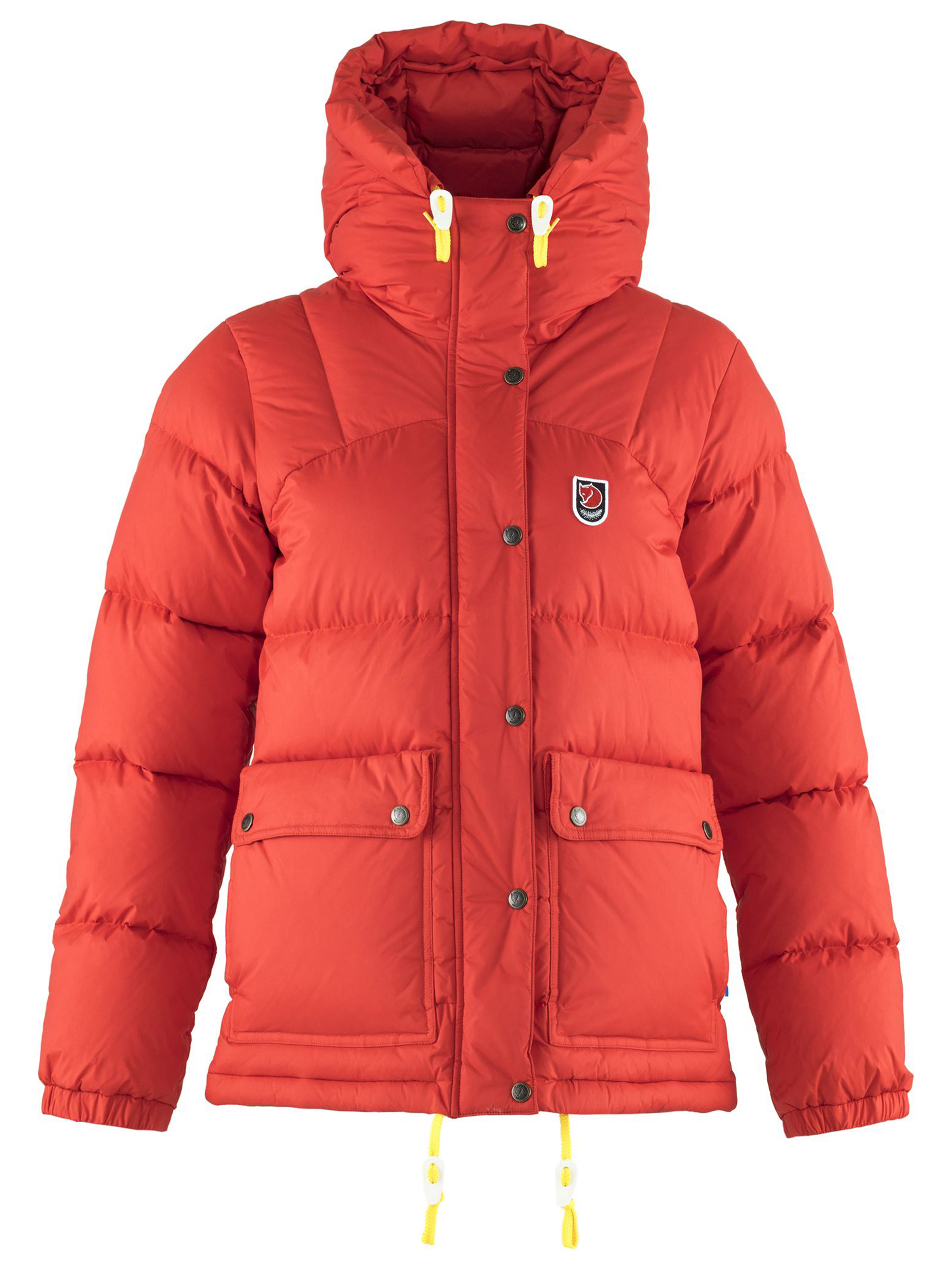 Fjällräven Dunjacka expedition down lite jacket w true red Fjällräven Dunjacka expedition down lite jacket m svart | NK