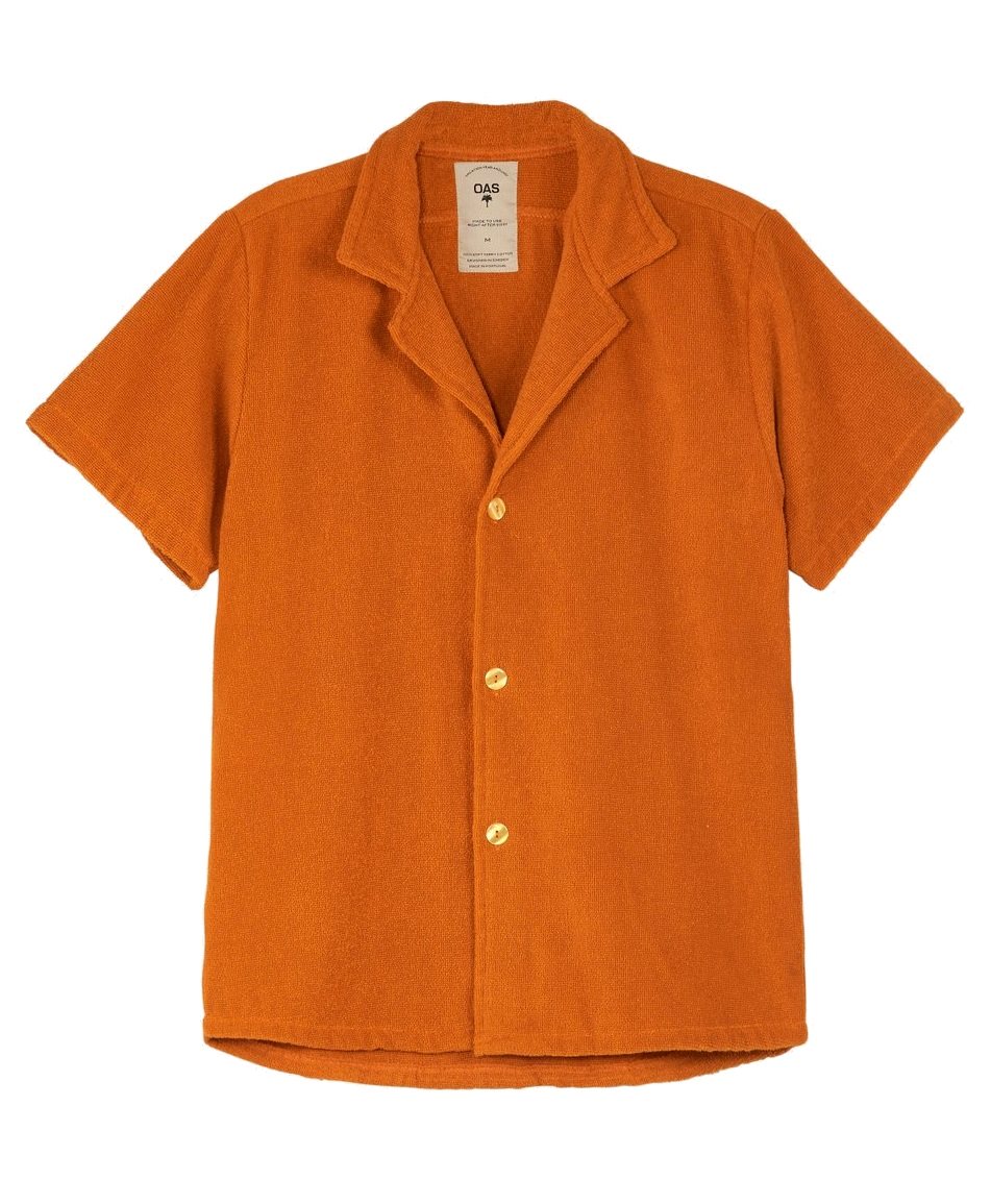 OAS Skjorta terry shirt terracotta cuba NK