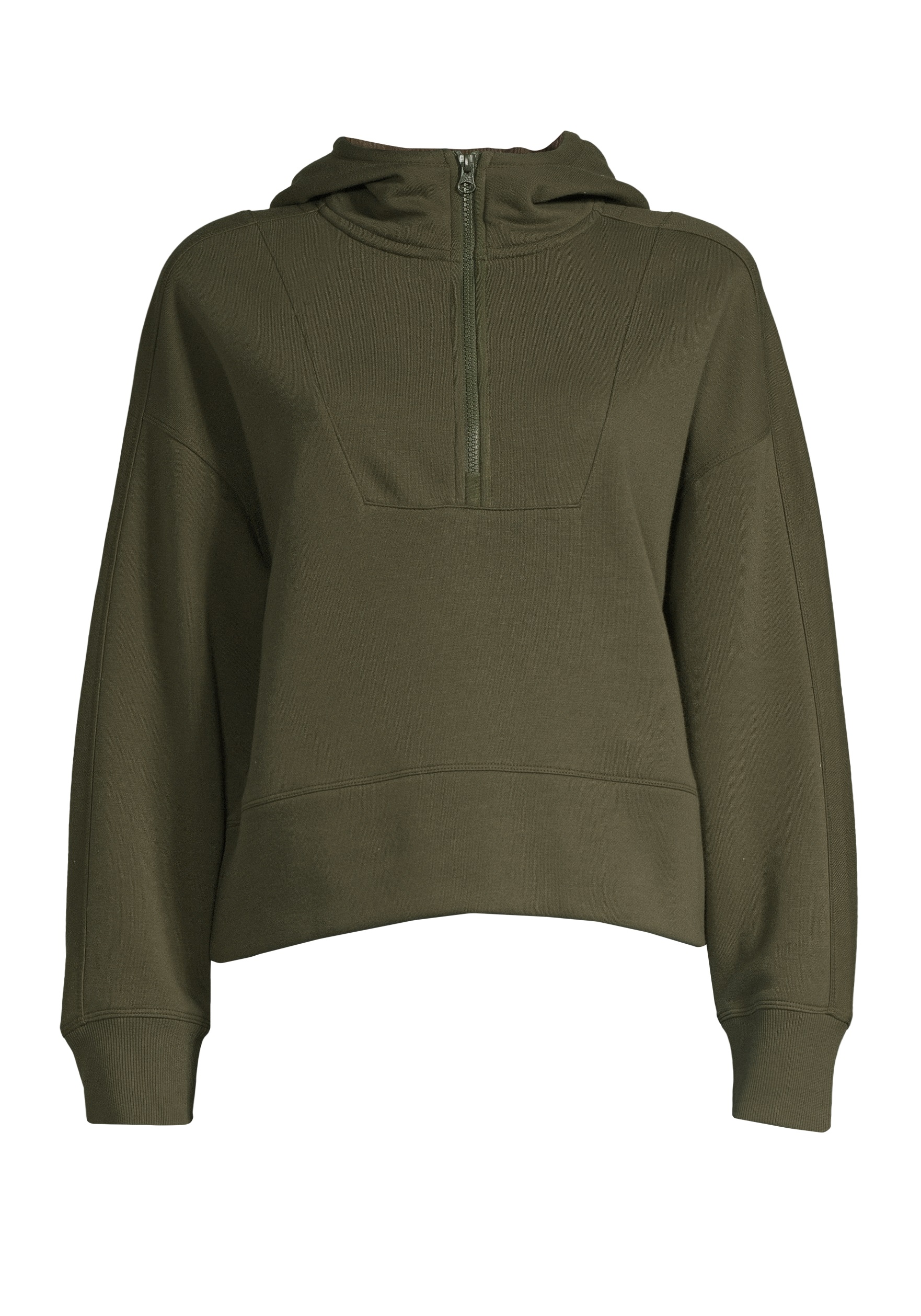oversized zip fleece