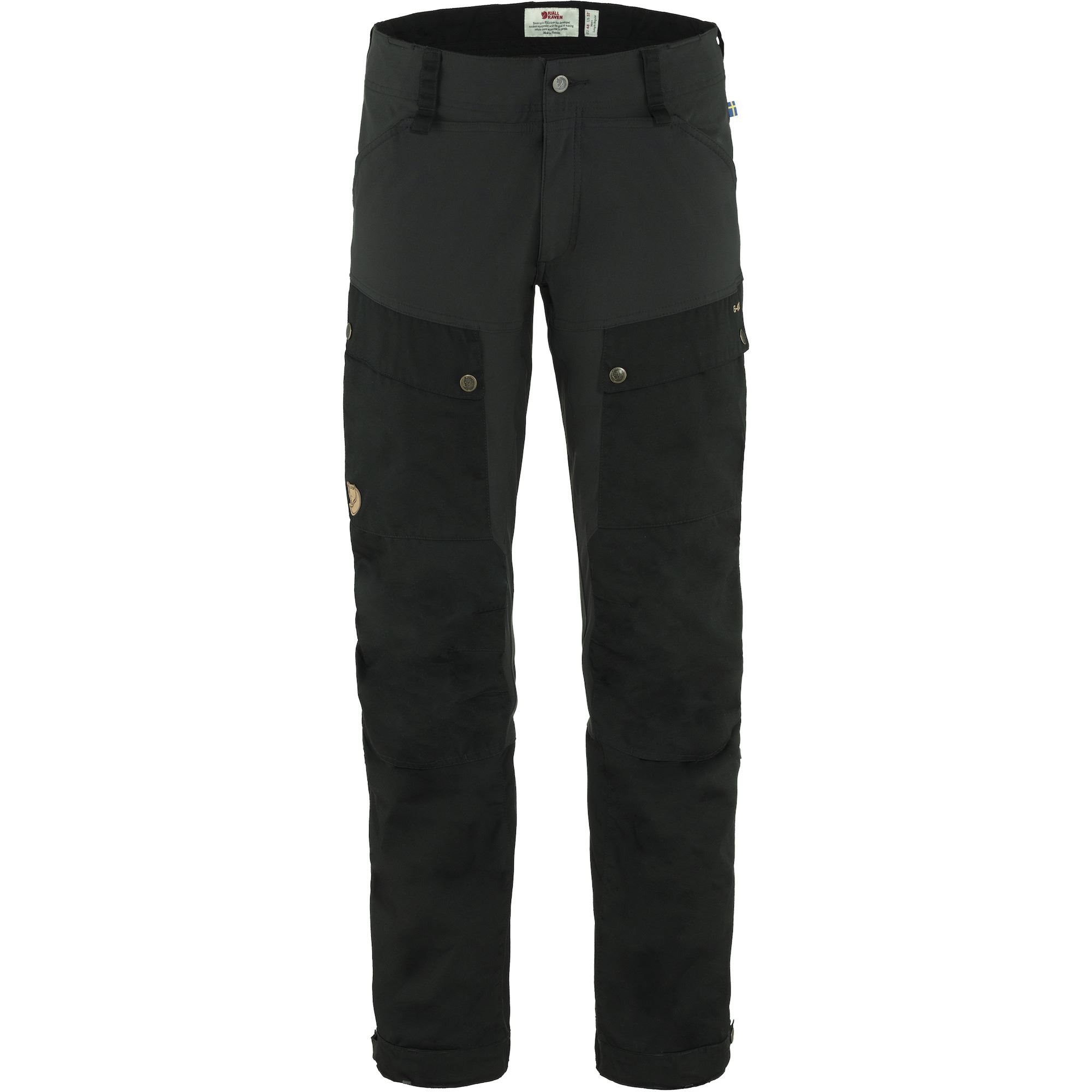 Fjällräven Friluftsbyxa keb trousers m reg svart NK