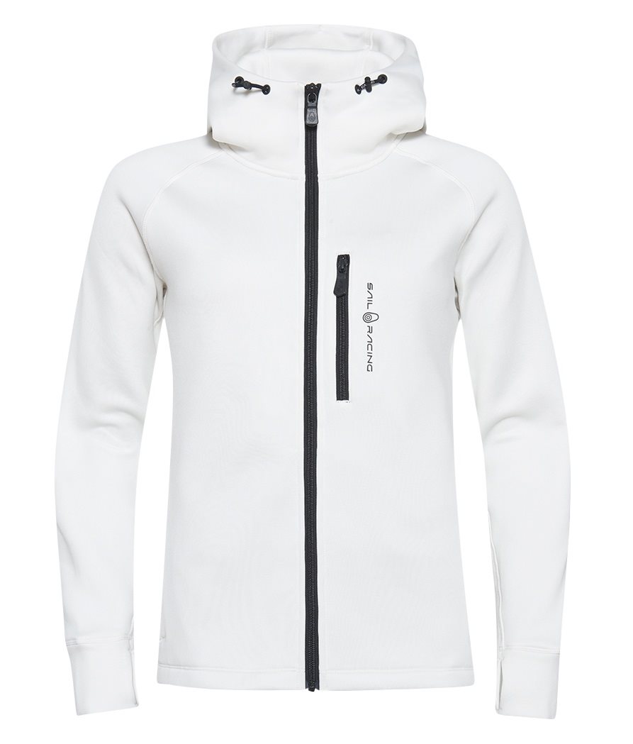 Sail Racing Hoodie w powerstretch hood storm white NK
