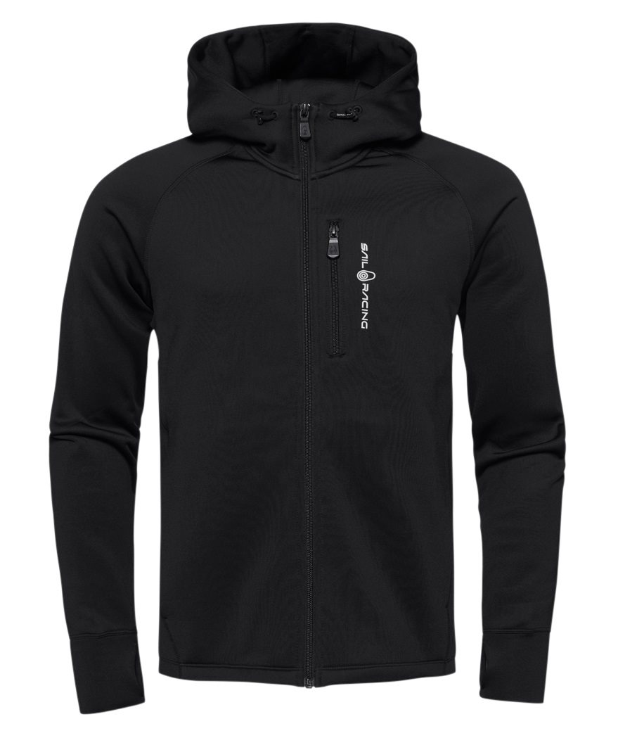 Sail Racing Hoodie spray powerstretch zip hood carbon NK