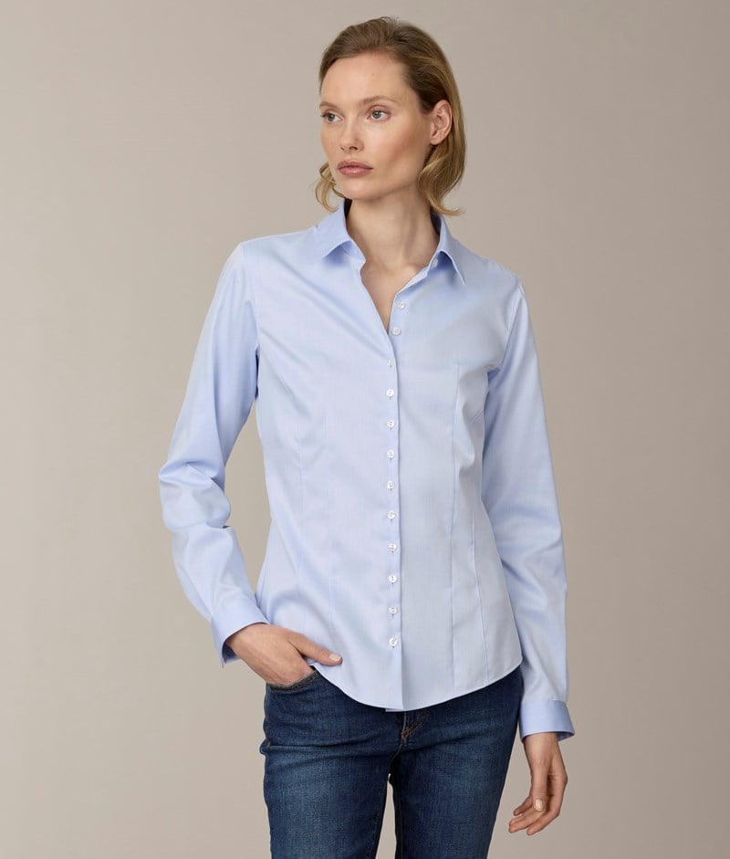 The Shirt Factory Skjorta moa superior twill dam – bild 3