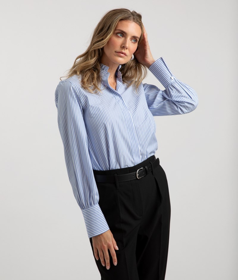 Skjorta teresa blue ruffle 8