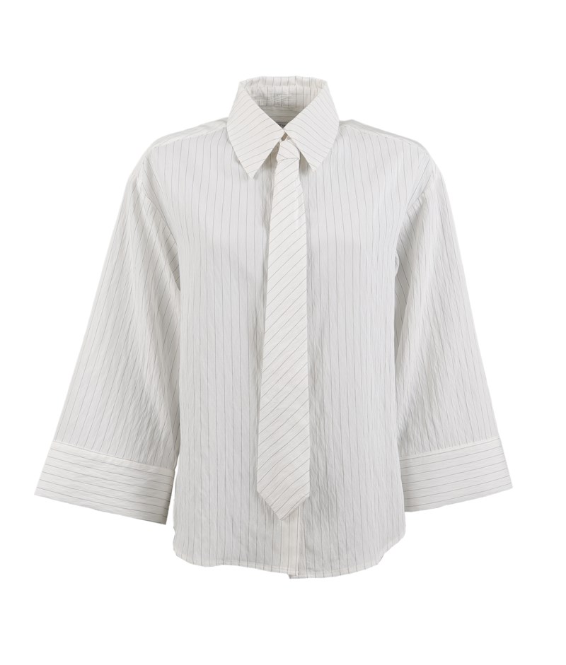 Slipsskjorta alex mono stripe 1