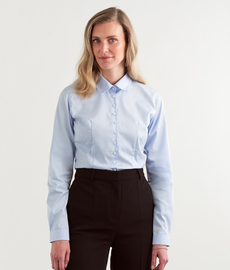 The Shirt Factory Strykfri skjorta moa grand twill dam – bild 2