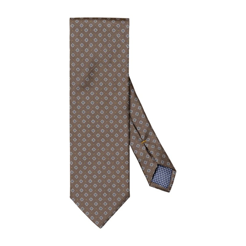 Blommönstrad sidenslips