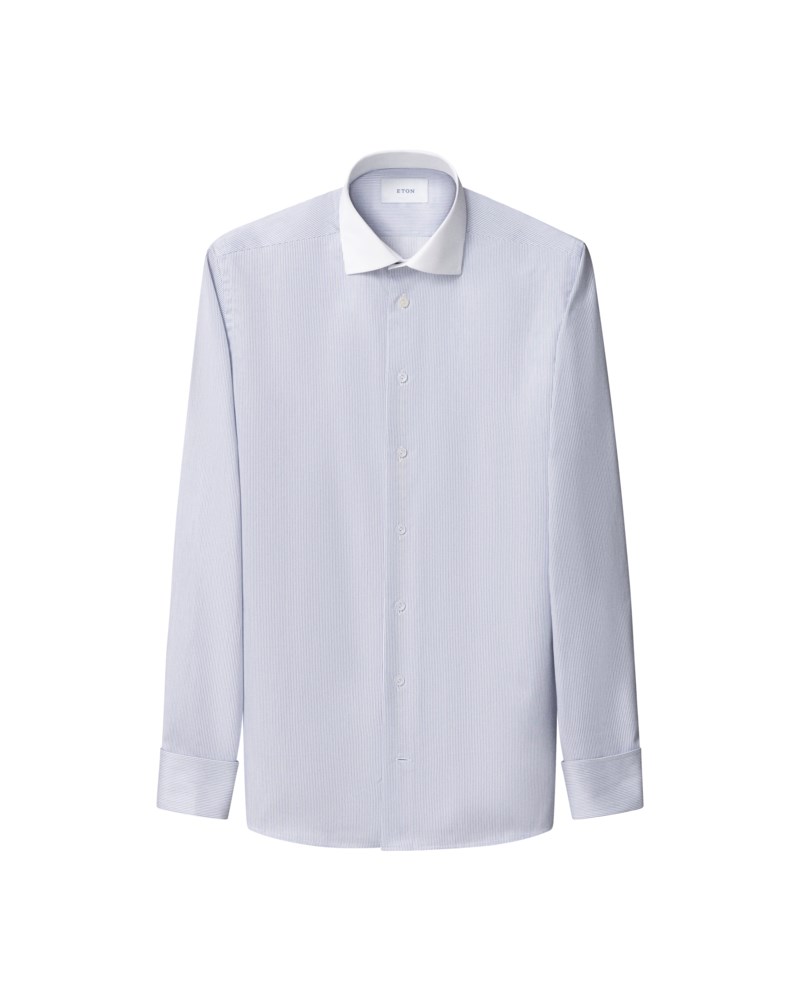Eton Finrandig signature twill-skjorta herr – bild 2