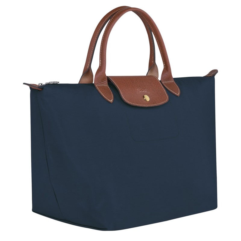 Handväska le pliage original m navy 2