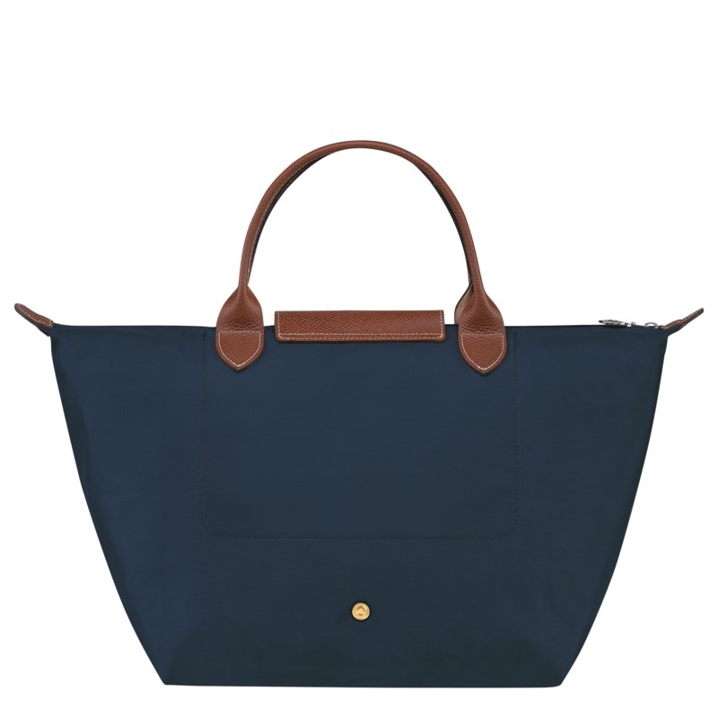 Handväska le pliage original m navy 3