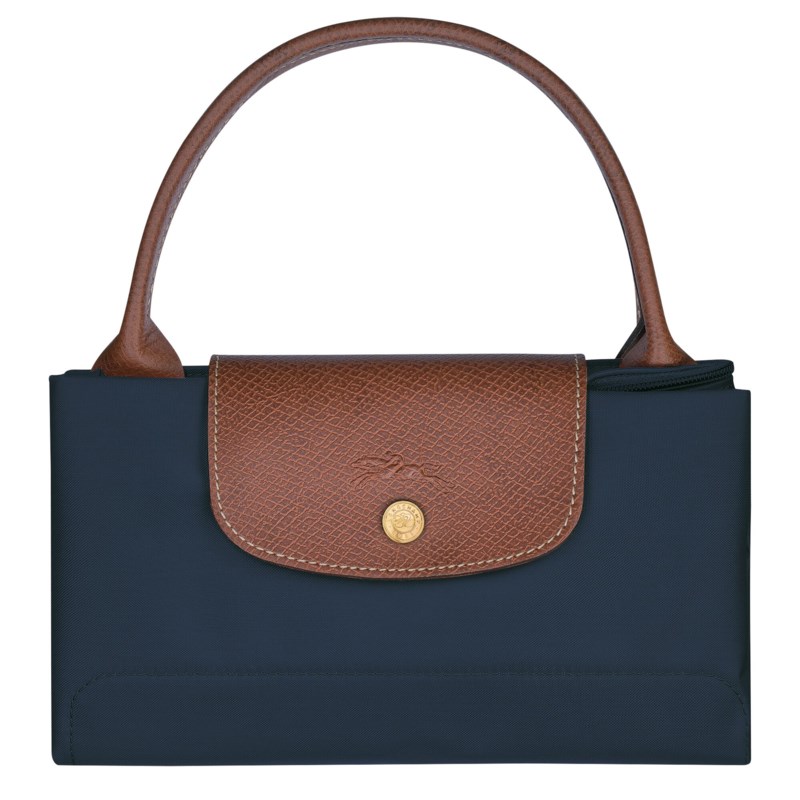 Handväska le pliage original m navy 5