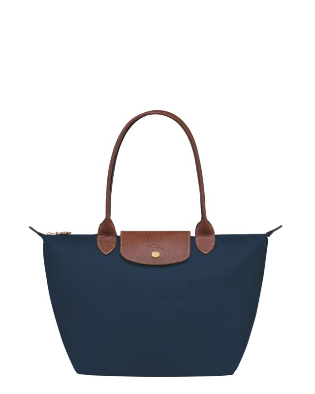 Longchamp Vaska le pliage original tote m navy NK