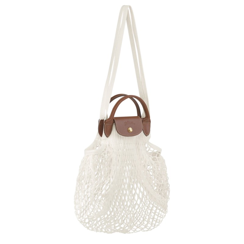 Väska le pliage filet mesh l ecru 2