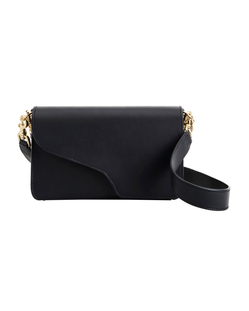 Handväska baguette bag assisi vacchetta svart 1