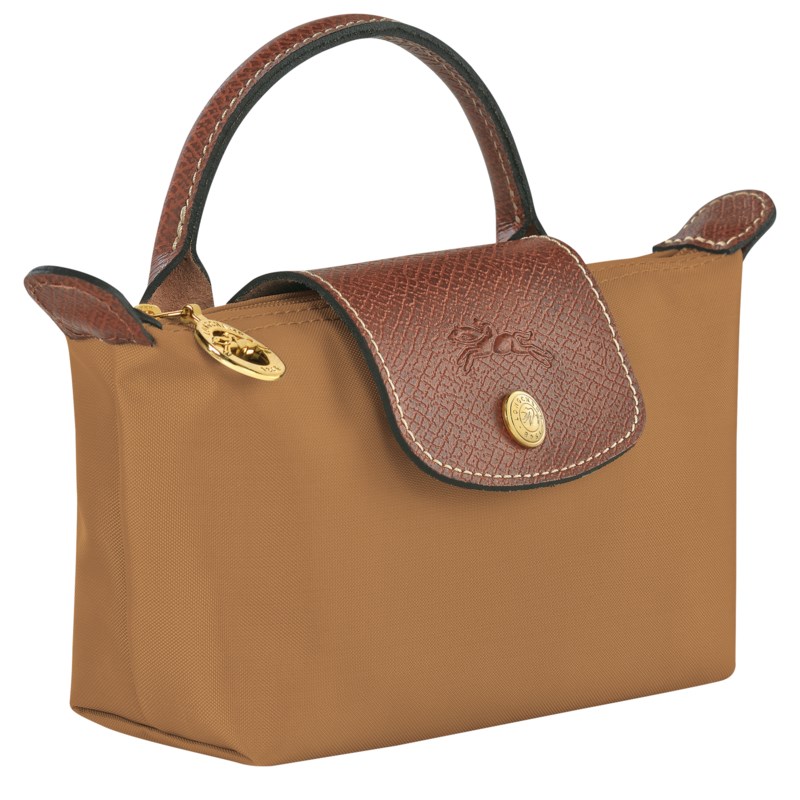 Väska le pliage original pouch with handle pink tea 2