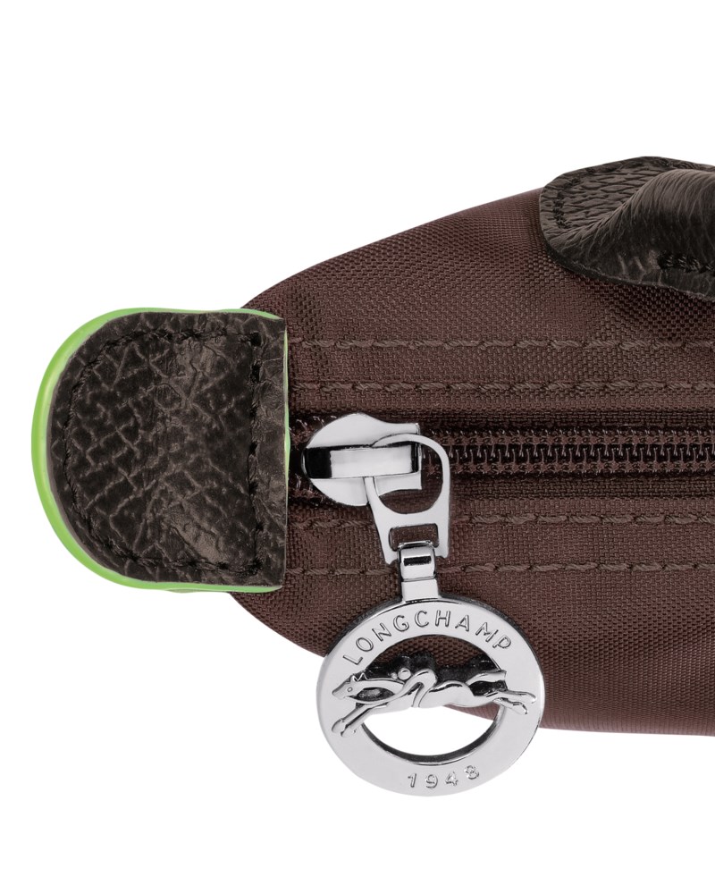 Väska le pliage green pouch with handle graphite 3