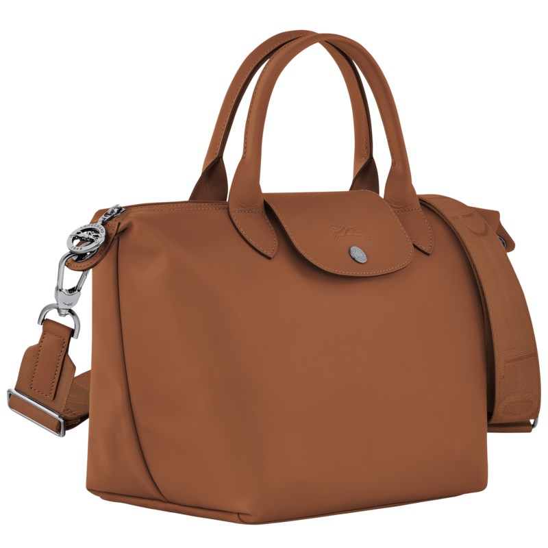 Handväska le pliage xtra s cognac 2