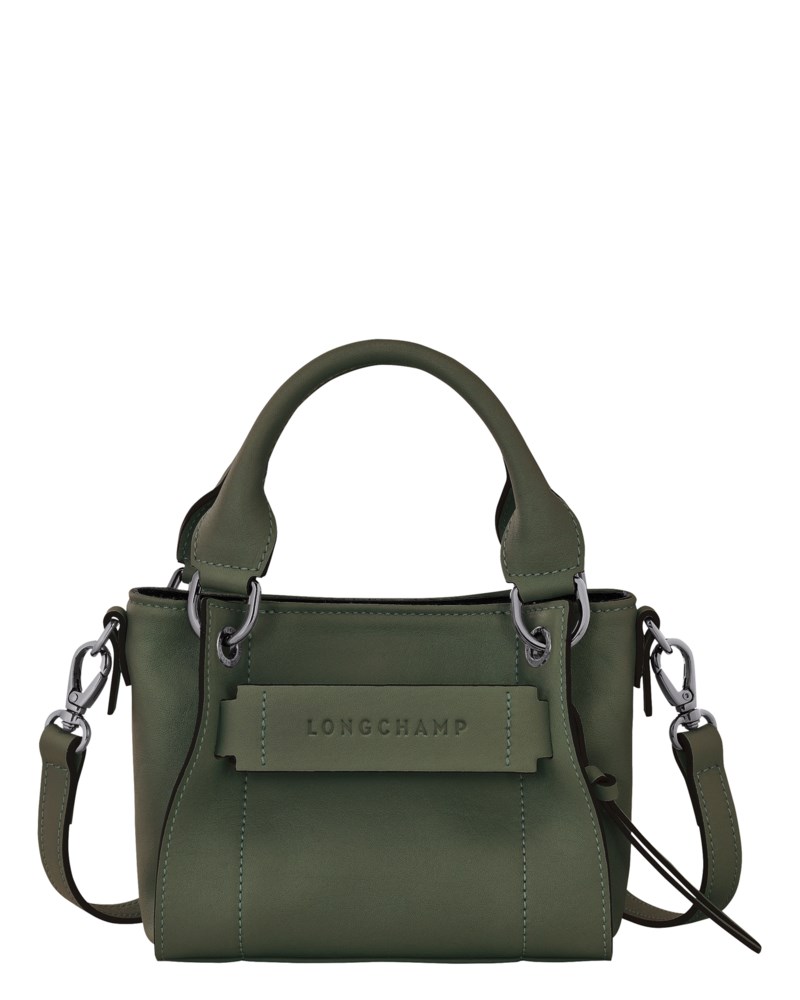 Handväska longchamp 3d xs khaki 1