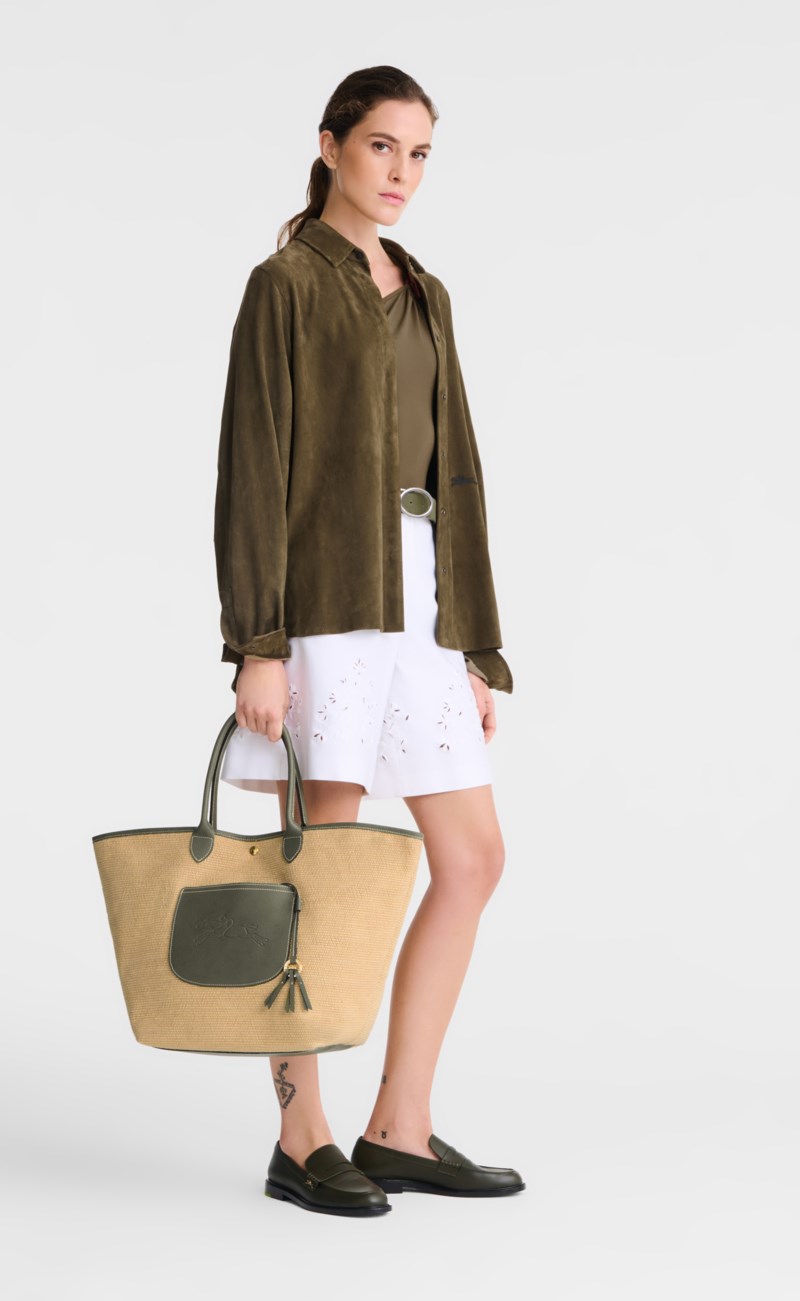 Longchamp Handväska le panier pliage dam – bild 2