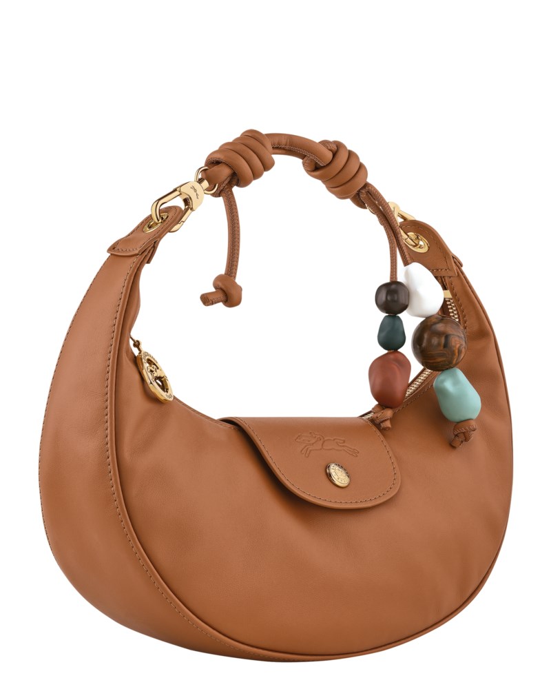 Axelväska le pliage xtra perles cashew 2