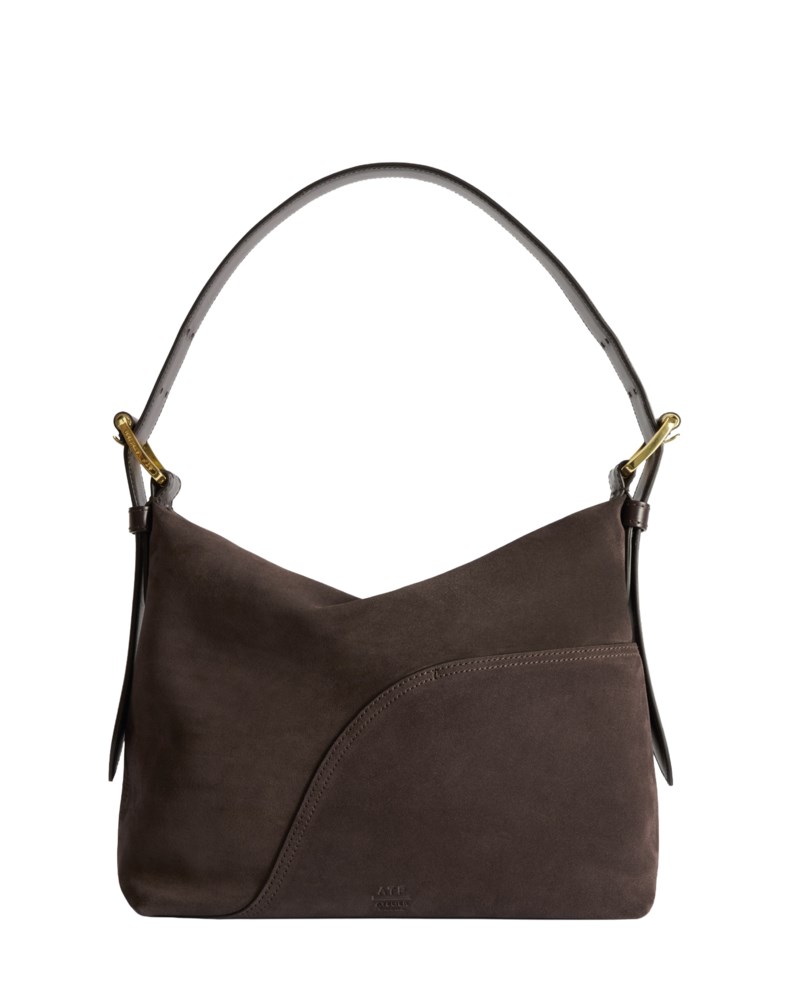 Väska bassanina suede vacchetta walnut 1