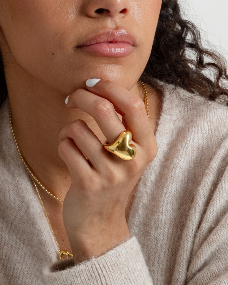 Syster P Ring bolded heart dam – bild 3