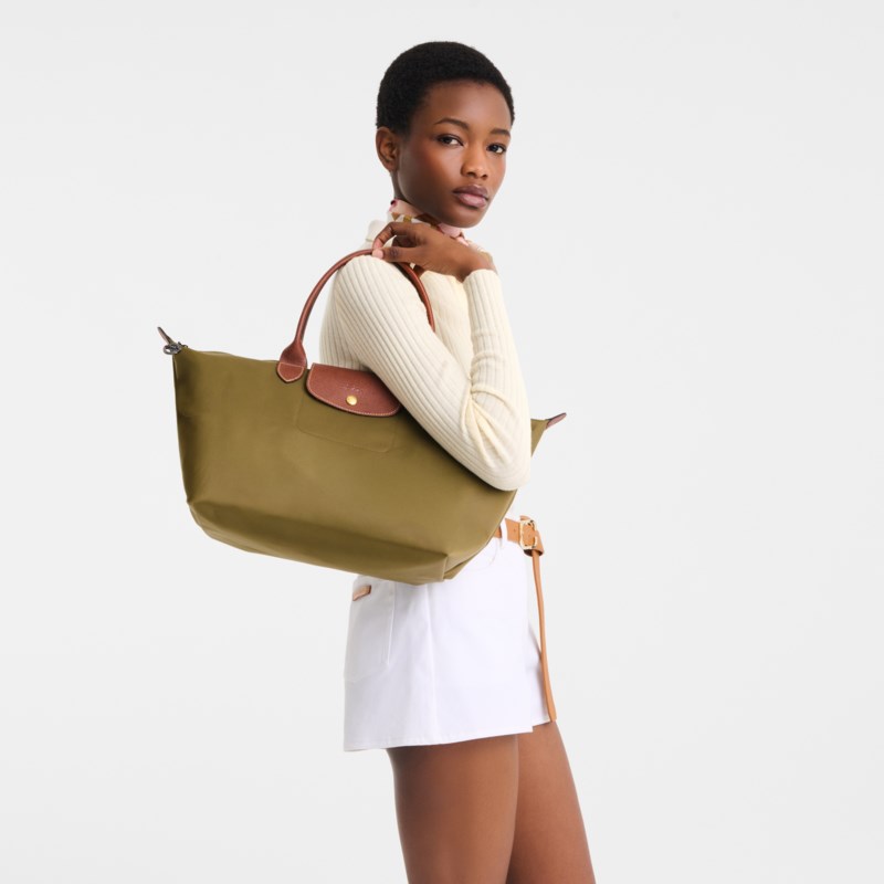Longchamp Handväska le pliage original dam – bild 2