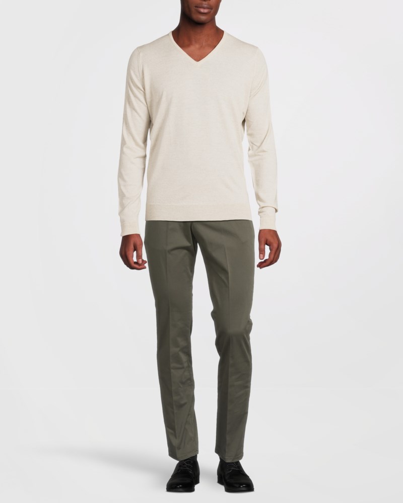 Stickad tröja bobby grey fleece 2