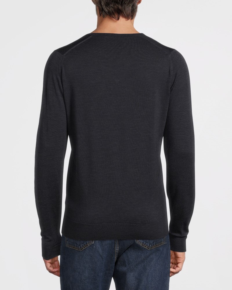 Stickad tröja bobby grey fleece 10