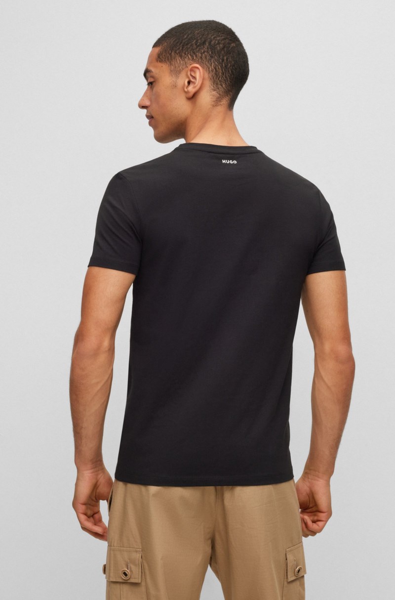T-shirt hugo-r 2-pack white 3