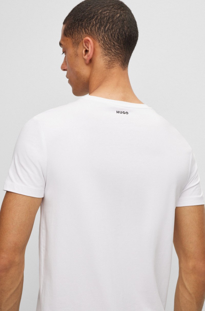 T-shirt hugo-r 2-pack white 4
