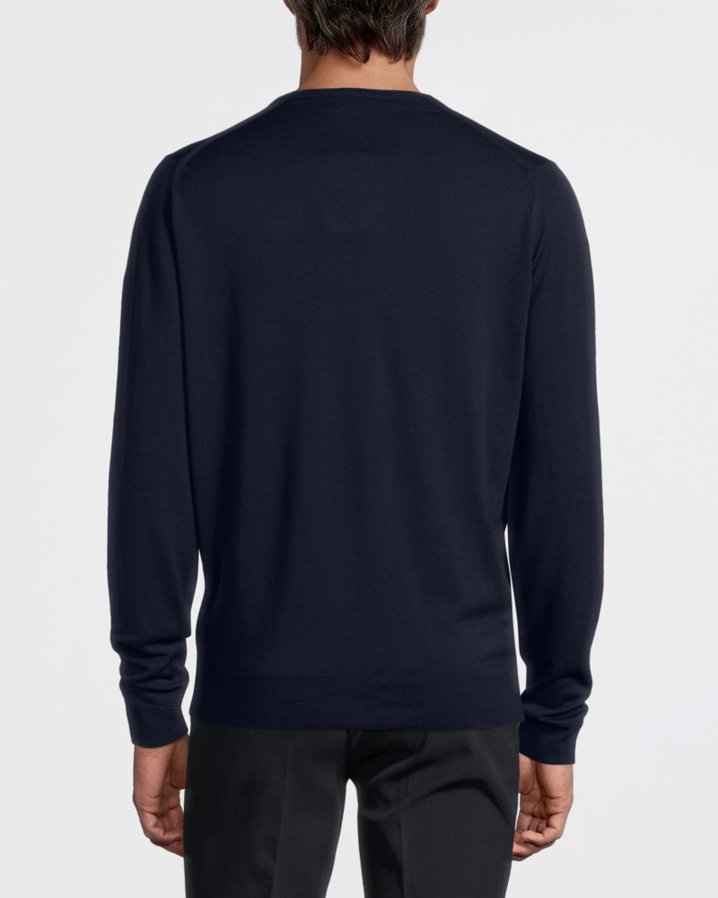 Blenheim merino pullover tröja svart 4