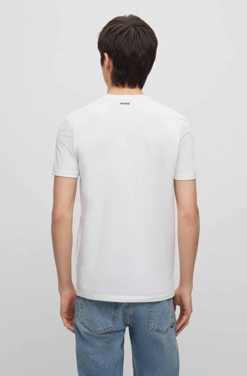 T-shirt hugo-v 2-pack white 3