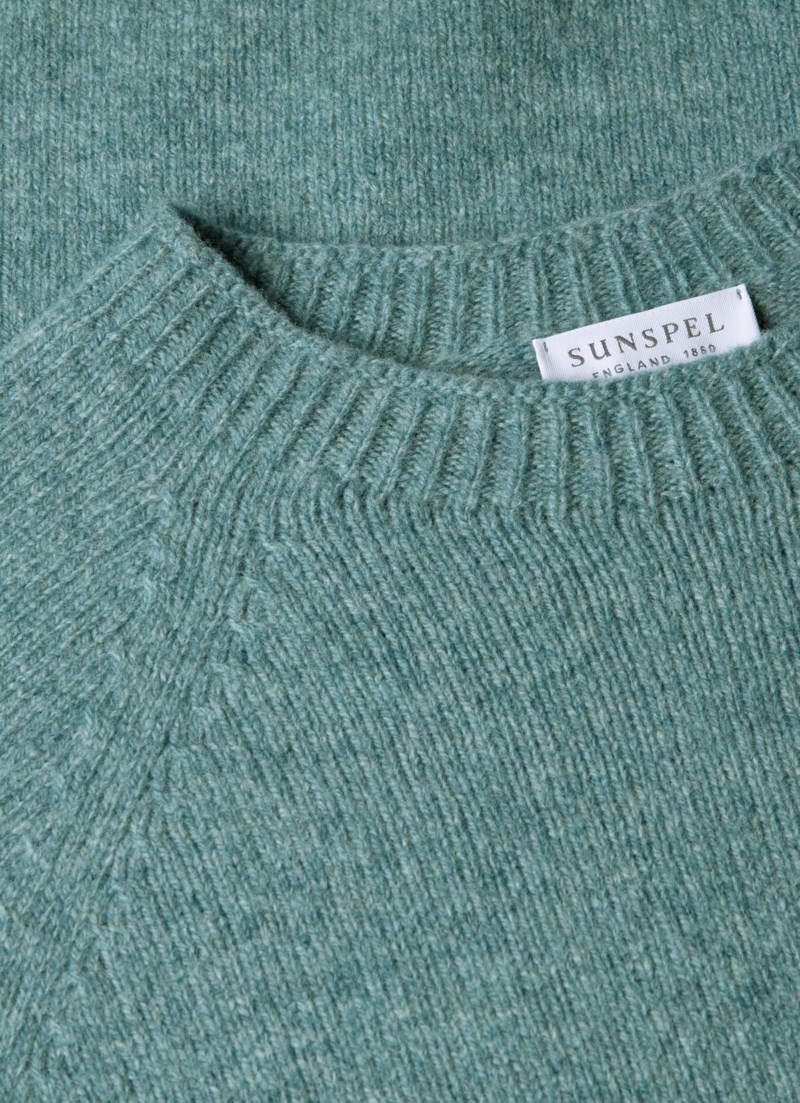 Stickad tröja crew jumper black 2
