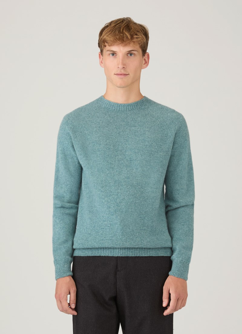 Stickad tröja crew jumper black 3