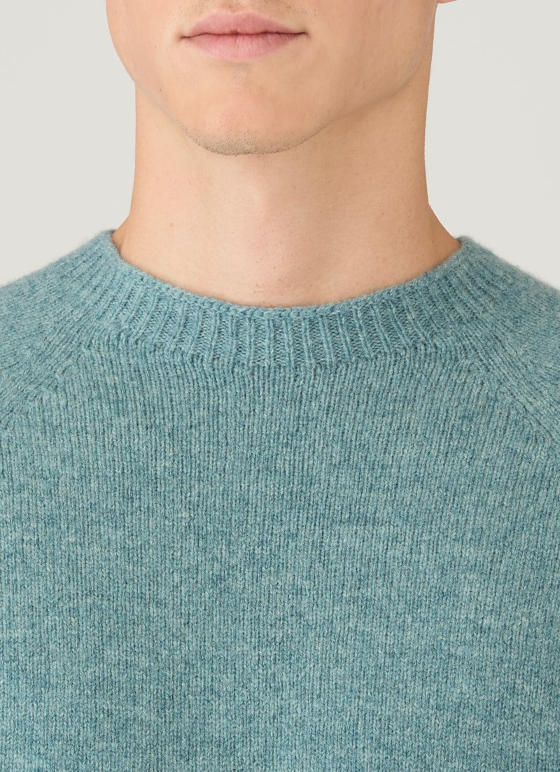 Stickad tröja crew jumper black 5