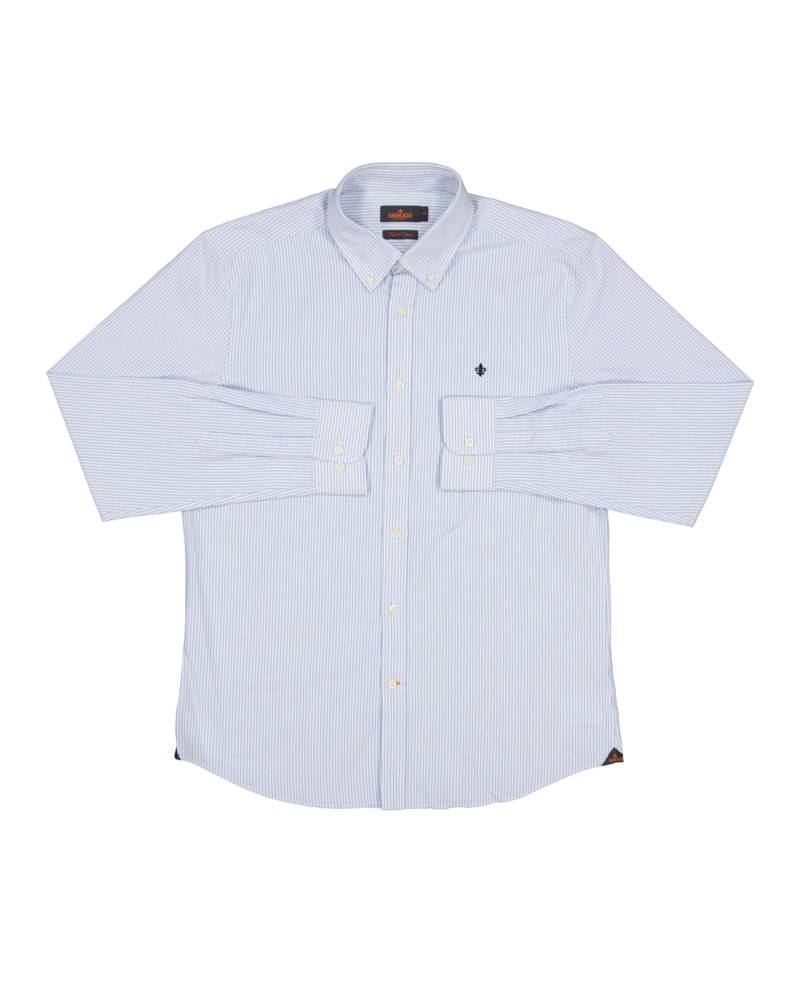Skjorta oxford striped bd light blue 1