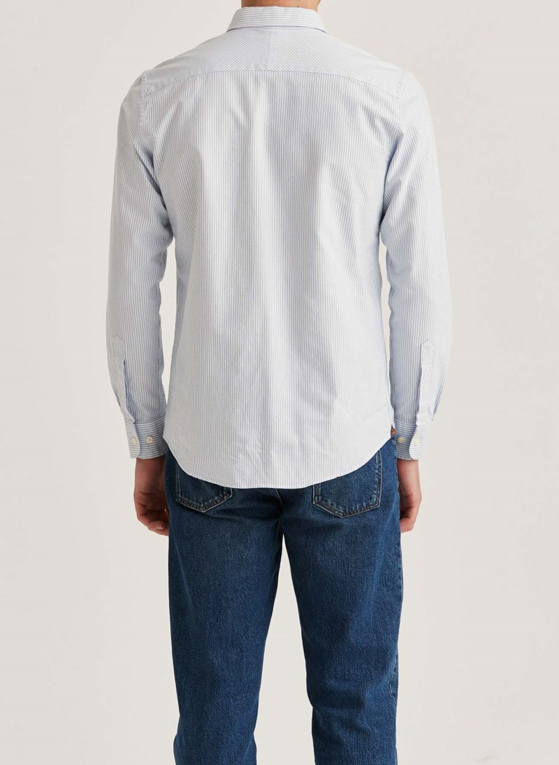 Skjorta oxford striped bd light blue 3